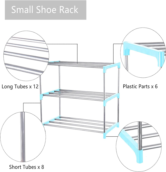 Shoe rack with cover